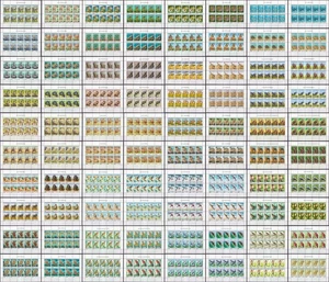 GS 2019 GUINEA BIRDS BUTTERFLIES ANIMALS FAUNA #13532-13611 ! FULL 20(4SH) MNH - Picture 1 of 21