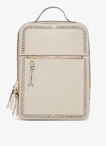 Calpak Kaya 15 Zoll Laptop Rucksack in Stone Kunstleder Neu ohne Etikett Reise Chic - Bild 1 von 19