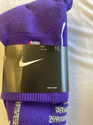 Calcetines Nike NBA púrpura para hombre XXL 15-18 PSK656-505 S62 Foto 1 de 4