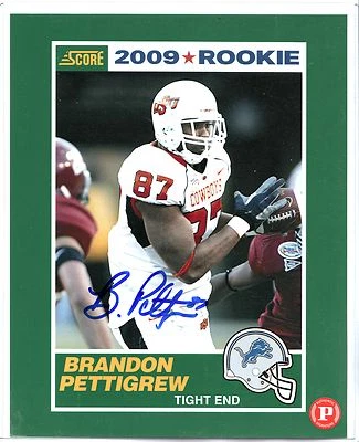 2011-12 Panini Autographed 8x10 Photo Card  Brandon Pettigrew  AUTO - Image 1 of 2