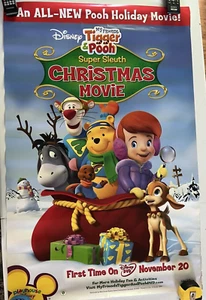 Disney's My Friends Tigg & Pooh Super Sleuth X-mas Poster 26x40 Rolled - Picture 1 of 1