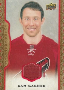 2014-15 UD Masterpieces Memorabilia Framed Red Cloth #35 Sam Gagner/85 - Picture 1 of 2