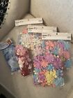 Artificial Paper & Material Flowers For Crafting, Scrapbooking, Over 500