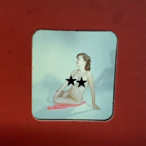 VTG c1950s Original 3D Stereo Realist Pinup Slide Female Nude Woman Model #205 - Picture 1 of 4