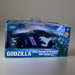 Jada Godzilla 2009 Nissan GT-R R35 Ben Sopra 1:32 NEW Hollywood Rides - Picture 1 of 1
