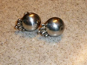 ELEGANTES PENDIENTES TRASEROS DE TORNILLO DE LEY TAXCO, ¡MARCA DE ÁGUILA! - Imagen 1 de 5