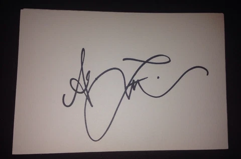 ALAN TITCHMARSH SIGNED 6X4 WHITE CARD TV AUTOGRAPH GARDENER & PRESENTER Cover