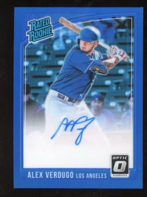 Alex Verdugo 2018 Optic Rated Rookie Auto Serial #d 2/75 Los Angeles Dodgers - Image 1 of 2