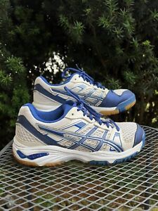 Asics Gel 1140V Womens Size 7.5 Volleyball Shoes Blue Silver B251N