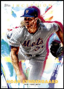 Noah Syndergaard 2020 Topps Inception 5x7 #44 7/49 Mets