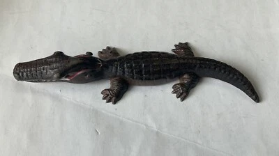 Bronze Alligator Nutcracker or Pliers 6” Length Diecast Metal  - Image 1 of 4