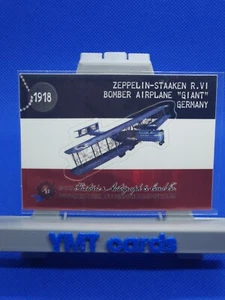 1918 End of the Great War: Sticker of Zeppelin-Staaken Bomber Airplane, Germany - Picture 1 of 2
