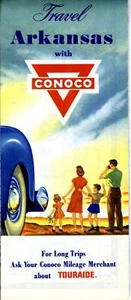 1955 Conoco Road Map: Arkansas NOS - Picture 1 of 1