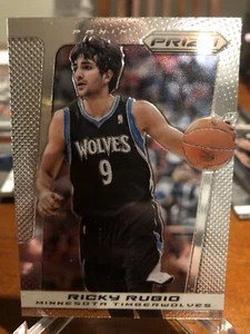 2013-14 Panini Prizm Base- Ricky Rubio #129 Minnesota Timberwolves - Picture 1 of 2
