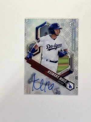 2018 Bowman Tek Keibert Ruiz Auto Dodgers/Nationals - Image 1 of 2