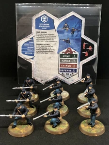 Escuadrones X3 personalizados de voluntarios Heroscape 20th Maine C3V - Imagen 1 de 3