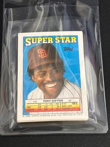 1988 Topps Super Star Sticker Cards Lot (10) - Gwynn, Joyner, Fernandez,Whitaker - Picture 1 of 21