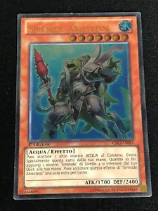 YUGIOH MERMAIL ABYSSTEUS CBLZ-IT083 1ST ULTIMATE ITALIAN (LP) EN083 - Picture 1 of 1