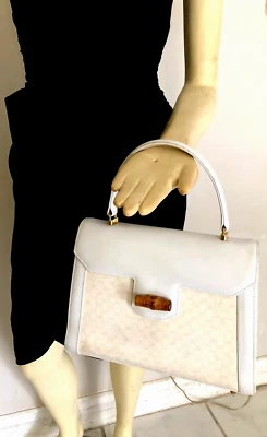 Vintage Gucci Monogram Kelly Handbag - Image 1 of 4