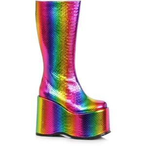 Ellie 5 Chunky Heel Platform Boot Adult Women Shoes Boots 500/AMARA Size 9 - Picture 1 of 4