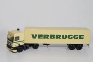 B19 1:50 LION CAR TOYS DAF 95 TRUCK WITH TRAILER VERBRUGGE NM COND. - Picture 1 of 13