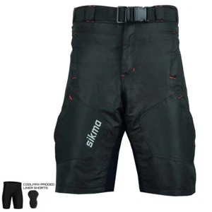 MTB SHORTS Men's Mountain Bike CASUAL BIKING DETACHABLE LINER MULTI POCKETS - Picture 1 of 5