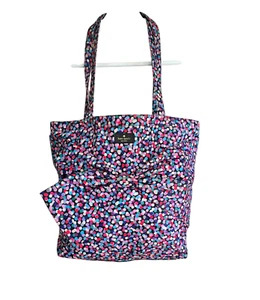 Kate Spade Konfetti On Purpose Nylon Beuteltasche Tasche Schleife 16x13x4 bunt Reise Preppy - Bild 1 von 11