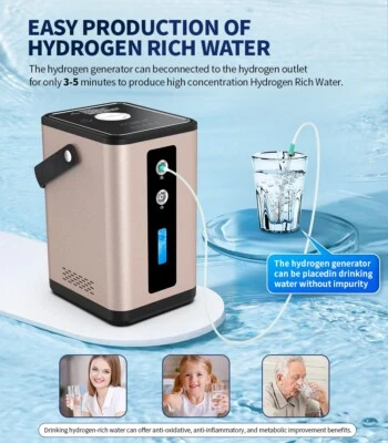 SUYZEKO Hydrogen  Inhalation Machine, 99.99% portable Purity Dual Outlet H2 - Image 1 of 4