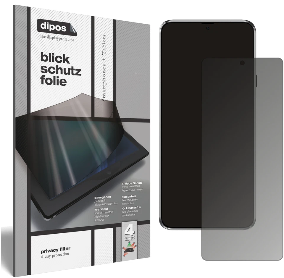 Screen Protector for Cubot X50 Privacy Filter 4-Way Protection dipos - Image 1 of 4