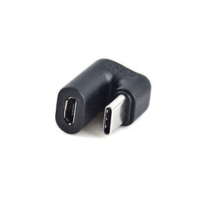 Angle Micro USB Female to USB 3.1 Type C USB-C Male Converter Phone OTG Adapter