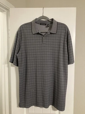 Camisa de golf Brandini para hombre talla XLT gris cuello de 2 botones USADA ENVÍO GRATUITO Foto 1 de 4