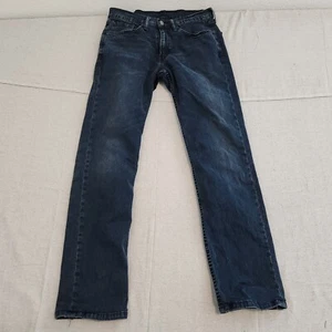 Levis Jeans Mens 32x33* Dark Blue 514 Denim Stretch Slim Straight Fit - Picture 1 of 17