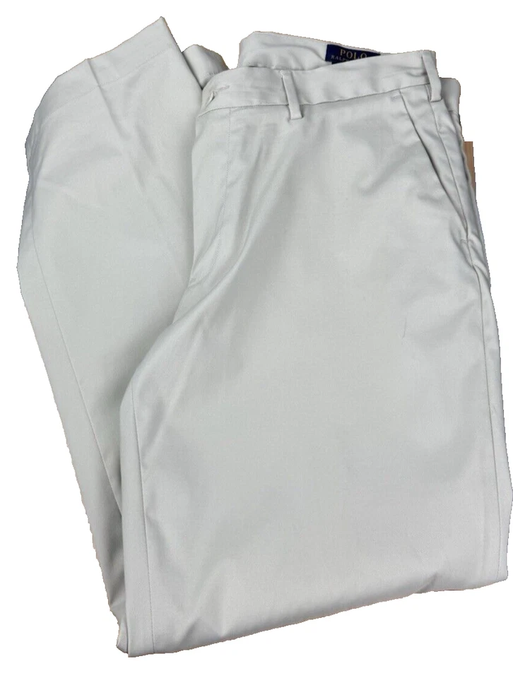 Polo Ralph Lauren PERFORMANCE Golf Beige Marfil Elastizado Hombres Pantalones Clásicos 34x30 Foto 1 de 4