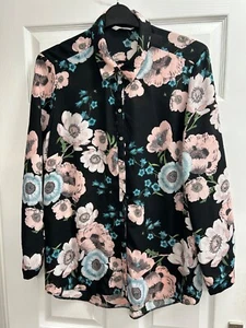 Ladies pretty button front top by George size 20 excellent condition worn twice - Foto 1 di 1