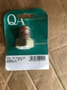 QA Hahnverbinder gerade 15 mm x 3/4" NEU - Bild 1 von 1