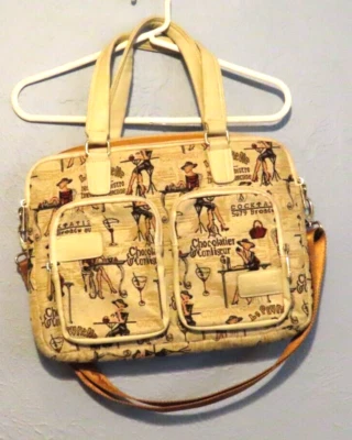 Kinmac Women French Cafe Dining 15"x11" Laptop Soft Case - Image 1 of 4