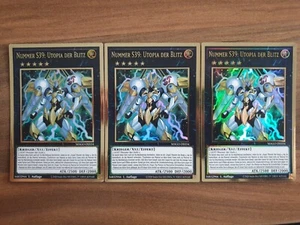 3x Yu-Gi-Oh! MAGO-DE034 Número S39 Utopía der Blitz Gold Rare, NM, DE 1ª Ed - Imagen 1 de 1