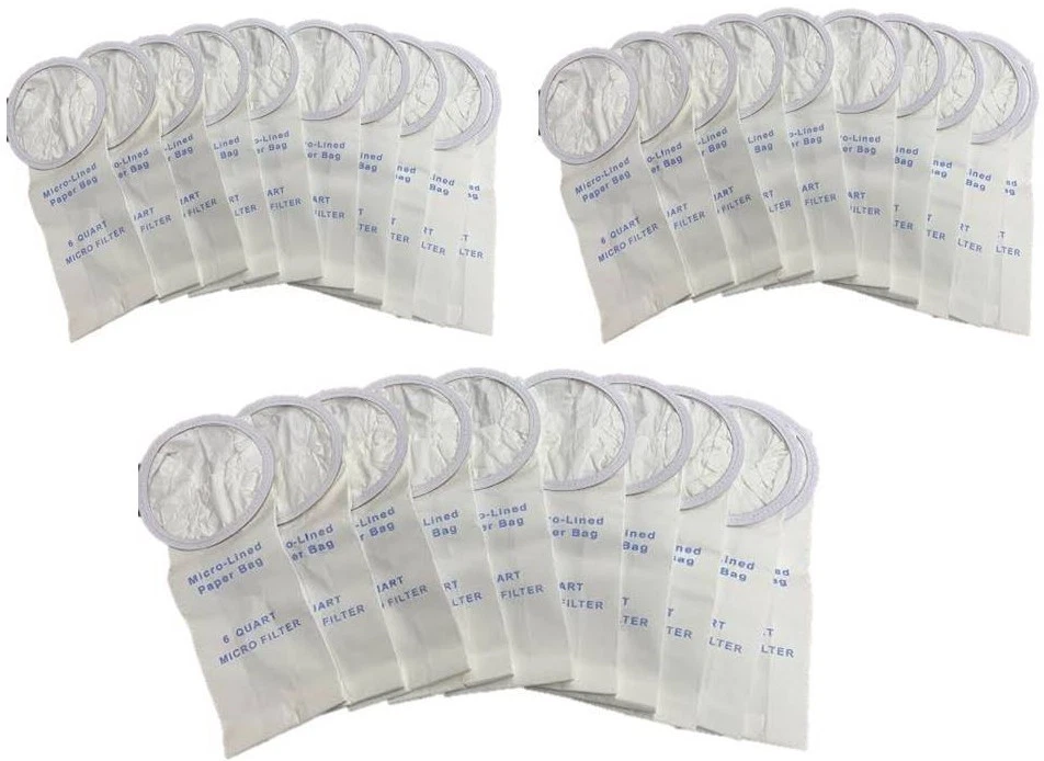 30 Replacement 6QT Proteam Bags Fit 6 Quart Backpack Vacuums BRAND NEW!! - Image 1 of 2