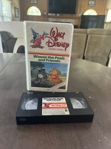 Winnie the Pooh and Friends VHS Tape 1980s Walt Disney Home Video Clamshell - Picture 1 of 23