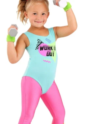 Infant Toddler Totally 1980s Workout Leotard Dance Costume SIZE 18M (w/ defect) - Image 1 of 2