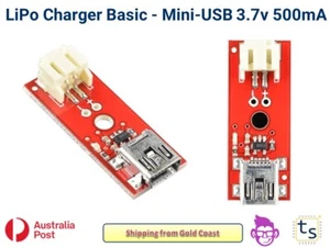 LiPo Charger Basic - Mini-USB 3.7v 500mA - Picture 1 of 2