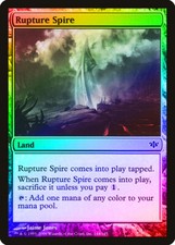 Rupture Spire FOIL Conflux HEAVILY PLD Land Common MAGIC GATHERING CARD ABUGames