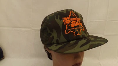 Vtg GOLDEN KEY FUTURA Arrow Rest CAMO Snapback Mesh Hat/Cap NOIS USA MADE - Image 1 of 4