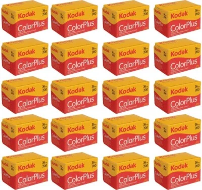 20 Rolls Kodak ColorPlus 200 36 Exposure Color Negative 200 ISO 35mm Film - Image 1 of 3