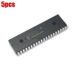 5Pcs PIC16F877A-I/P PIC16F877A DIP40 Microcontroller Ic New sr - Picture 1 of 2