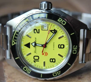 Vostok komandirskie mechanical automatic wrist watch 650855 - Picture 1 of 11