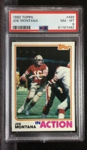 1982 Topps Joe Montana #489 PSA 8 NM-MT C#61707482 - Bild 1 von 2