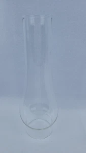 Antique Banner Flint 10" Clear Glass Kerosene Oil Chimney Globe 3" Diameter - Picture 1 of 8