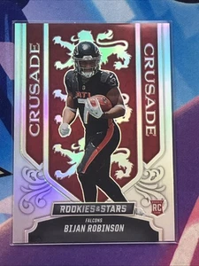 Panini Rookies & Stars 2023 - Crusade Bijan Robinson #CR-2 Silver Prizm (RC) - Imagen 1 de 2