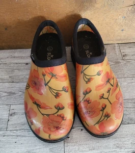 Zapatos Sloggers Mujer Talla 7 - Patrón Floral - Zapato de Lluvia Impermeable - Jardín - EE. UU. - Imagen 1 de 8
